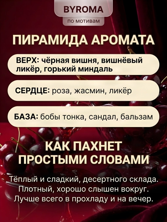 Парфюм унисекс по мотивам Lost Cherry, стойкие духи, парфюмерная вода, 100 мл