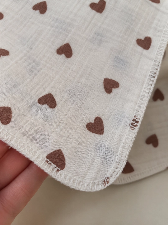 Bolalar uchun muslin salfetkalari, 25×25 sm, 4 dona