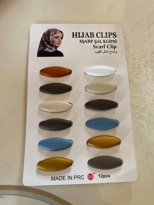 Klipslar to‘plami, qisqichlar, to‘g‘nog‘ichlar, hijob ignalari, gipoallergen, xira, Yevropa - 