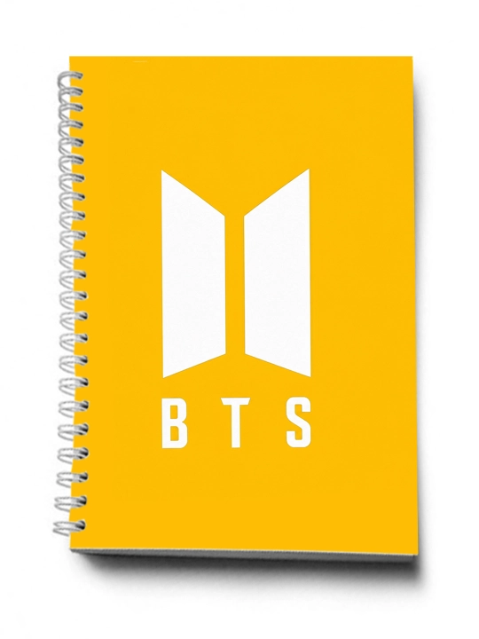 BTS, K-POP, bloknot va planner 2 tasi 1 da - 30 varaqli, 2 bo'limli