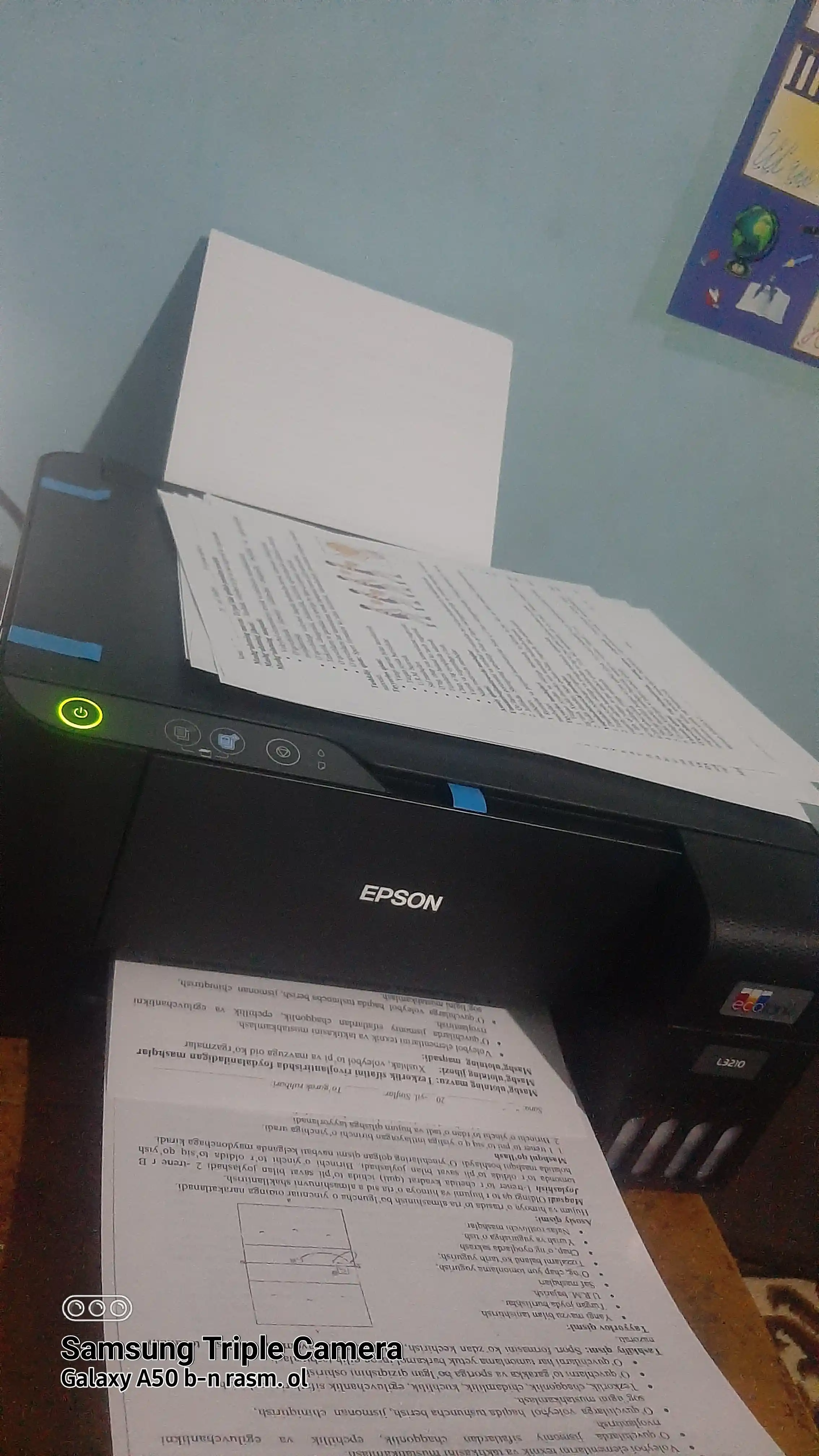 Printer Epson L3200, A4 format, rangli