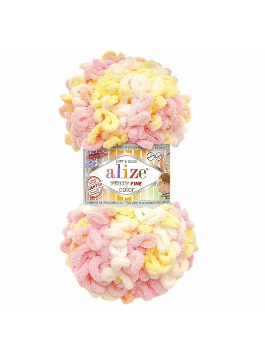 Alize Puffy halqali ip, 100g, 9m, 5 dona