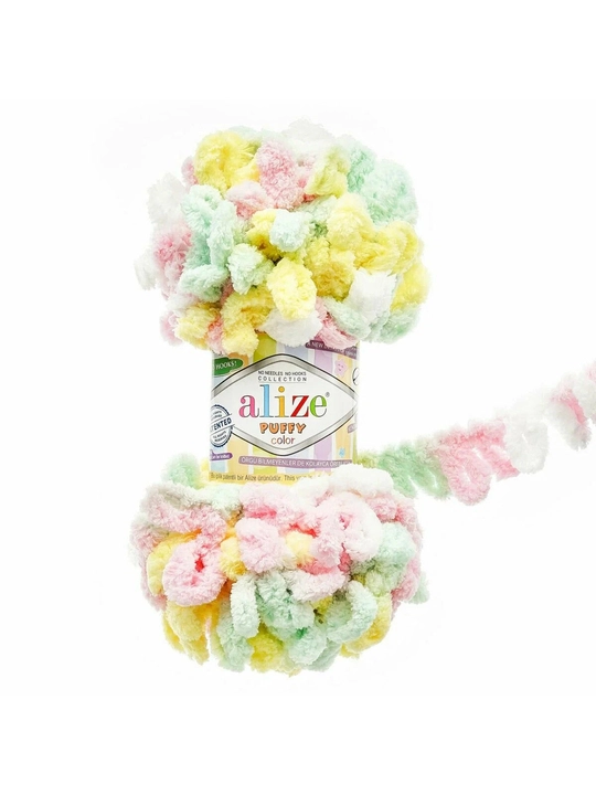 Alize Puffy halqali ip, 100g, 9m, 5 dona