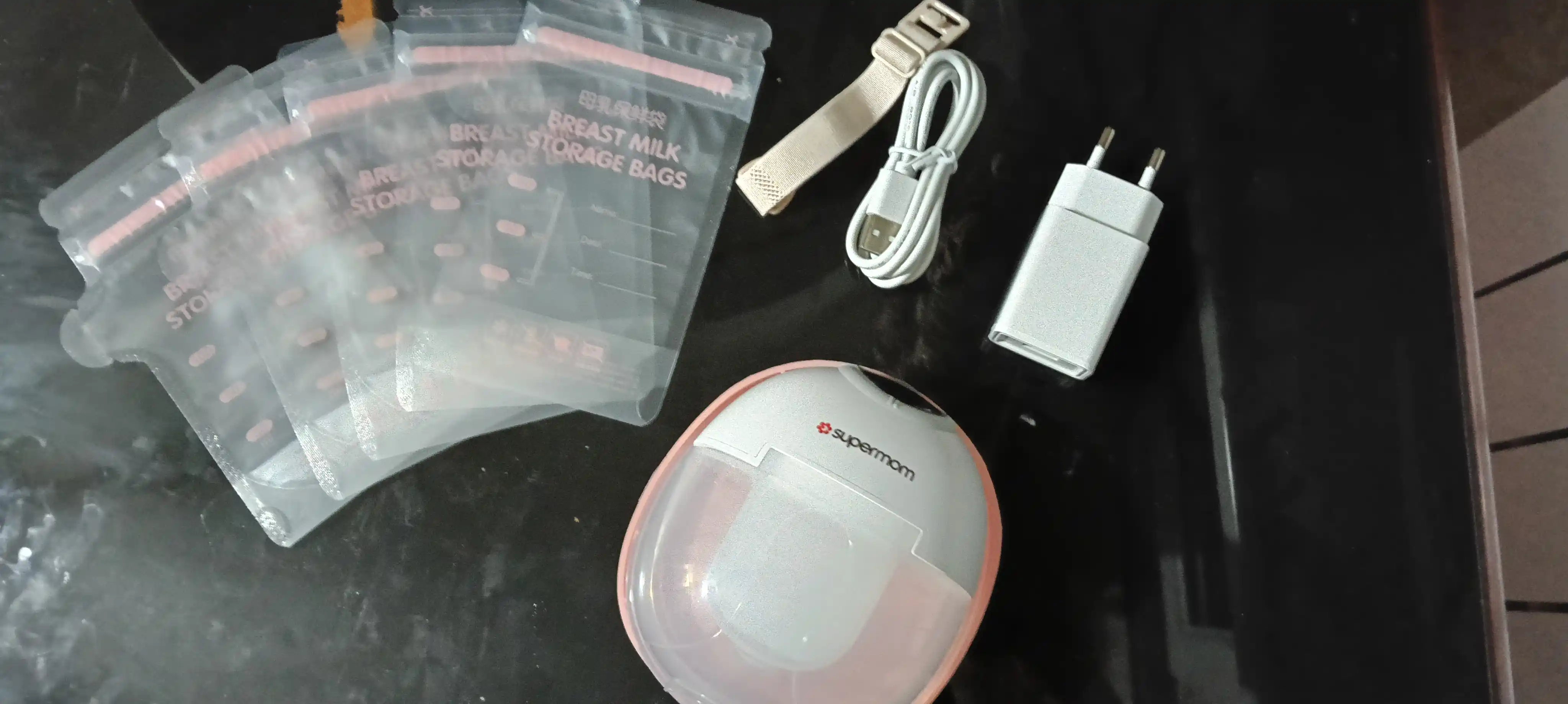 Ko‘krak suti so'gish moslamasi, elektron, Supermom Elite White