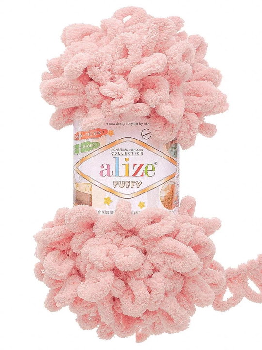 Alize Puffy halqali ip, 100g, 9m, 5 dona