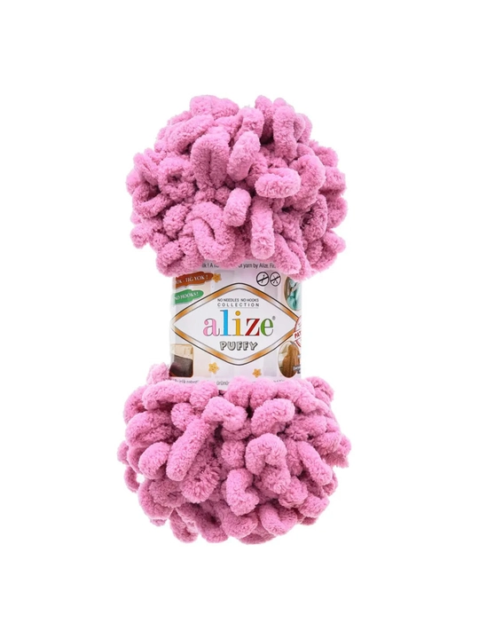 Alize Puffy halqali ip, 100g, 9m, 5 dona