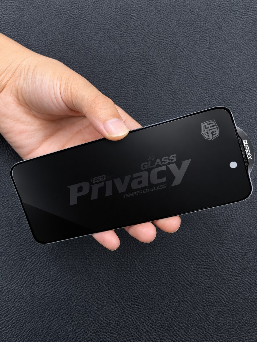 IPhone  uchun shaffof himoya oynasi josuslikka qarshi, Tonirovka