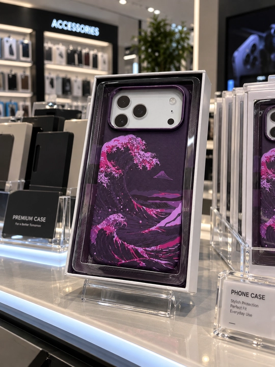 IPhone 17–18 Pro/Pro Max uchun MagSafe qo‘llab-quvvatlovchi ultra yupqa, karbonli chexol