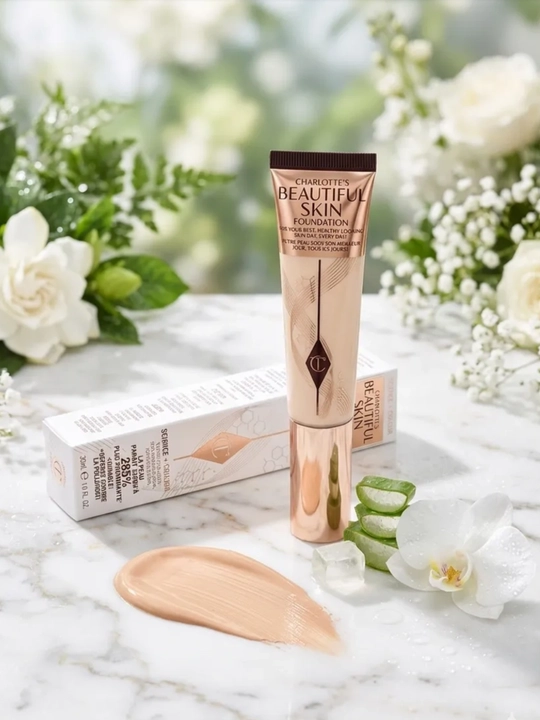 Yuz uchun tonal krem, namlovchi, Charlotte Tilbury Beautiful Skin, 30ml - 