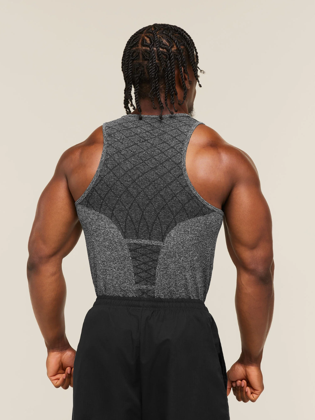Erkaklar uchun mayka Gymshark, kompression, sport, elastik, tez quriydigan, fitnes uchun