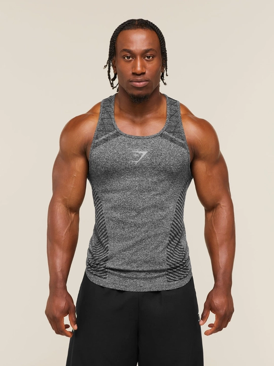 Erkaklar uchun mayka Gymshark, kompression, sport, elastik, tez quriydigan, fitnes uchun
