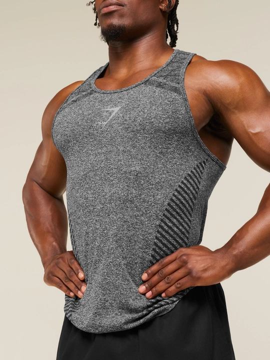 Erkaklar uchun mayka Gymshark, kompression, sport, elastik, tez quriydigan, fitnes uchun