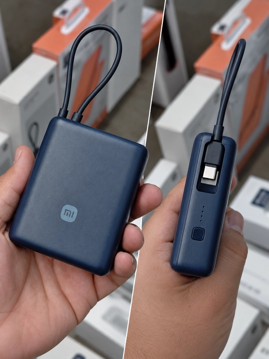 Power bank,Tashqi akkumulyator MI 10000 va XIAOMI 10000 type-c kabeli bilan 3 portli