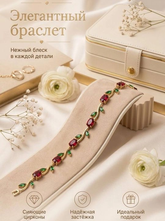 Браслет для женщин, браслет с тюльпанами, элегантное украшение, подарок для девушек