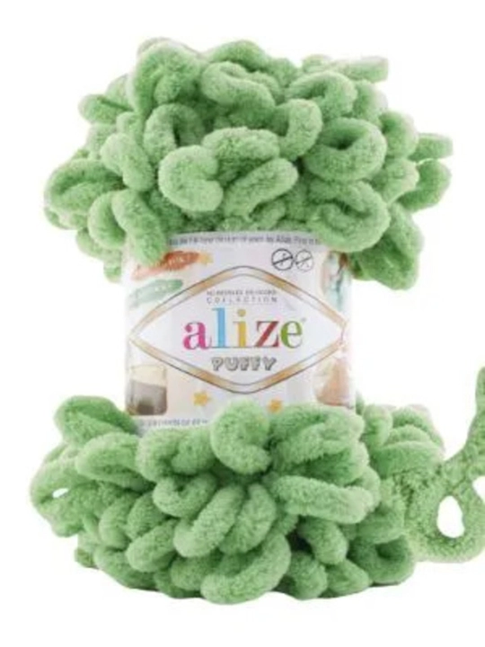 Alize Puffy halqali ip, 100g, 9m, 5 dona