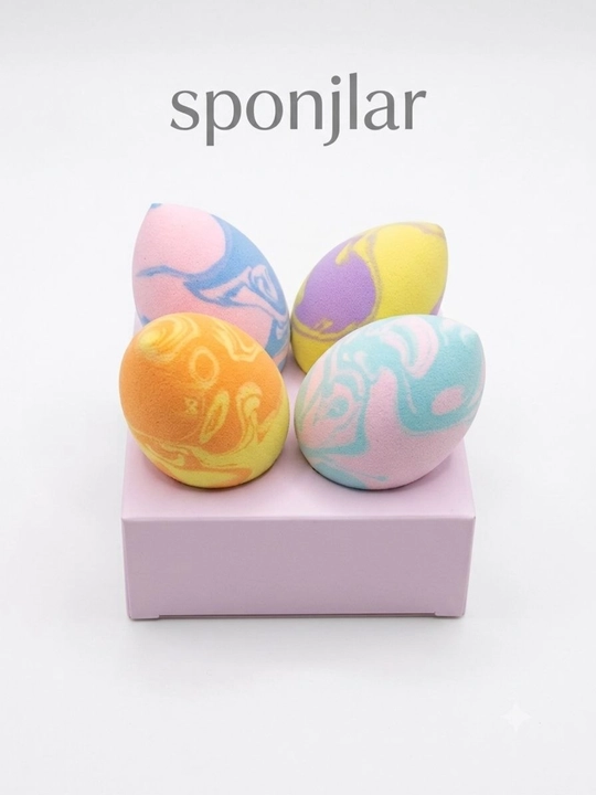 Makiyaj gubkasi, kosmetik spong, tonal krem uchun gubka, beauty blender