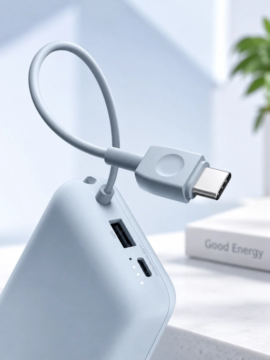 Power bank,Tashqi akkumulyator MI 10000 va XIAOMI 10000 type-c kabeli bilan 3 portli