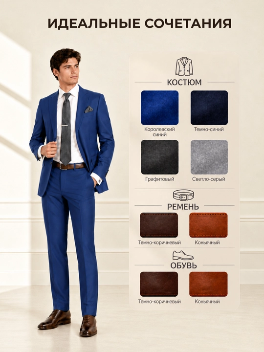 Erkaklar uchun sovg‘a to‘plami ELEGANT MAN 4/1: galstuk, zaponka, galstuk qisqichi, pashé
