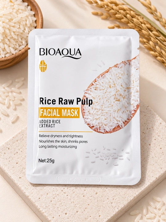 BIOAQUA yuz uchun matoli niqoblar to‘plami, 3 dona, namlantiruvchi