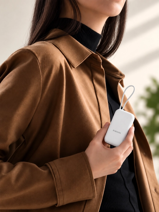 Power bank,Tashqi akkumulyator MI 10000 va XIAOMI 10000 type-c kabeli bilan 3 portli