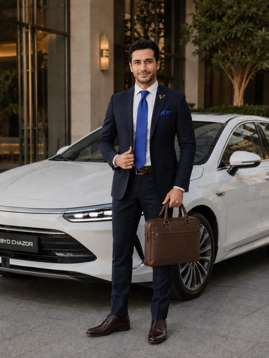 Erkaklar uchun sovg‘a to‘plami 6/1 ELEGANT MAN: galstuk, kapalak, zaponka, qisqich, brosh