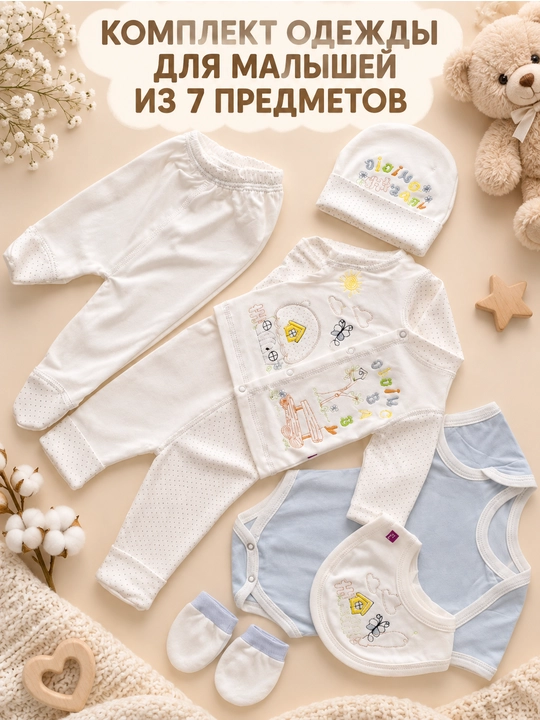 Подарочный набор, конверт для новорожденных, домашняя одежда для мальчиков, для новорожден - 