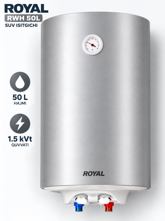 Водонагреватель ROYAL RWH 50 л 1,5 кВт водонагревательный котёл