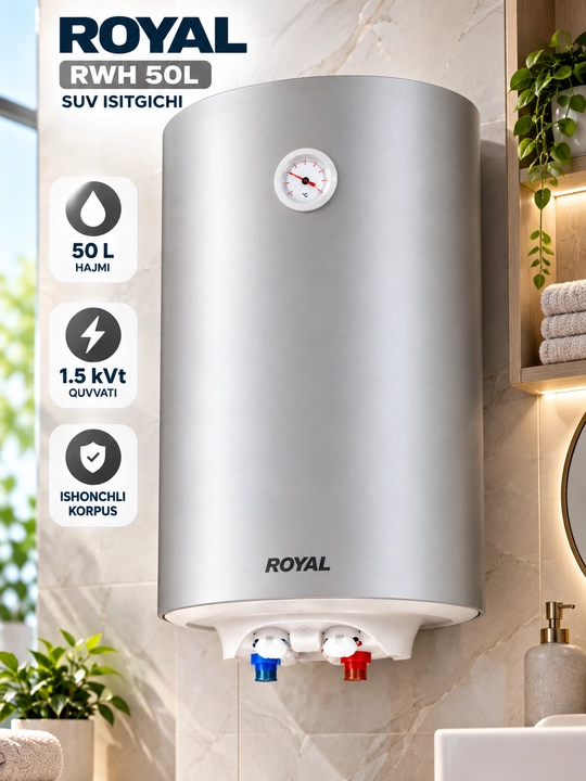 Водонагреватель ROYAL RWH 50 л 1,5 кВт водонагревательный котёл