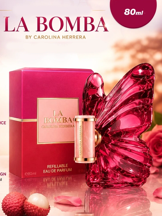 Carolina Herrera La Bomba ayollar atiri, EDP, 80 ml, uzoq saqlanuvchi parfyum