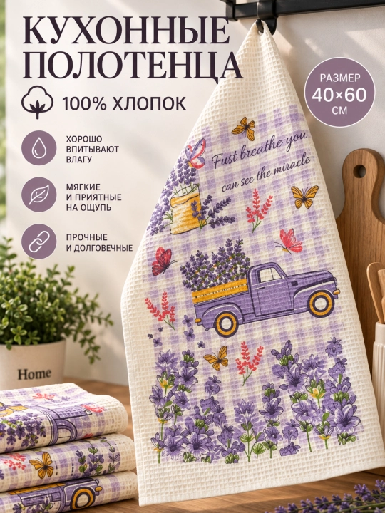 Oshxona sochiqlari 1 dona, oshxona salfetkalari - 