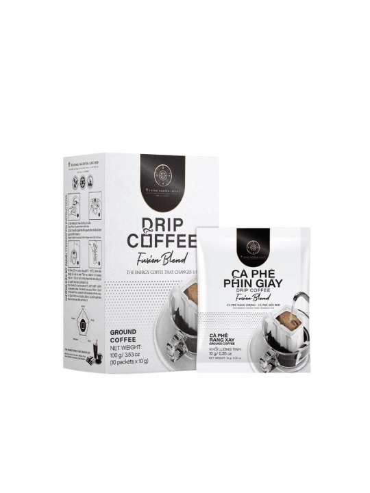 Кофе молотый Trung Nguyen Legend Drip Fusion Blend, 10 дрип-пакетов × 10 г - 