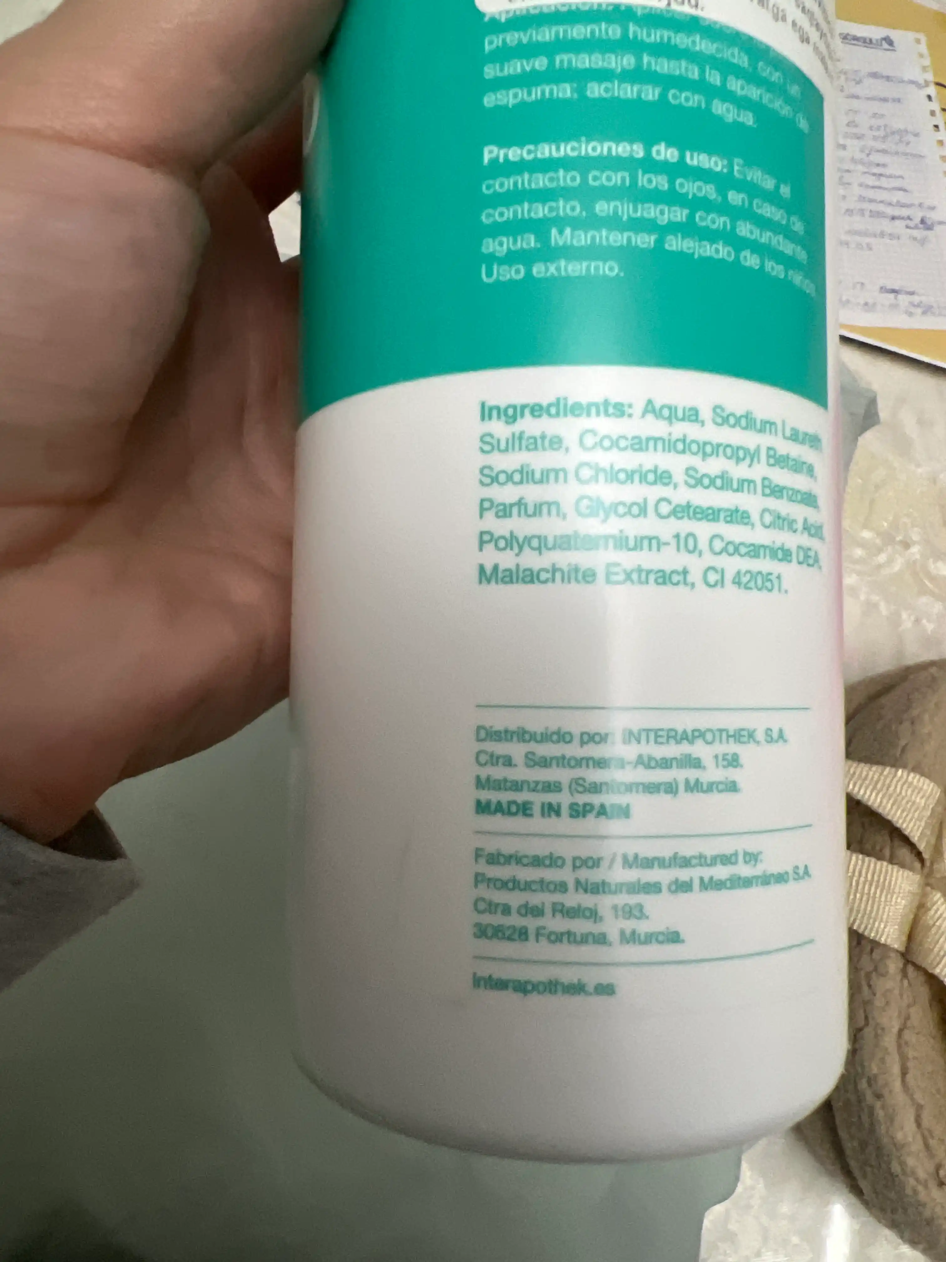 Гель для душа термальное спа "Interapothek", 750 мл