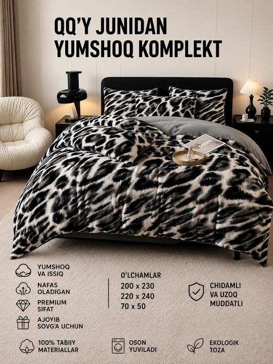 Pastel to‘plami - 4 qismli - 2 kishilik - Qishki moynali - Issiq va yumshoq - 