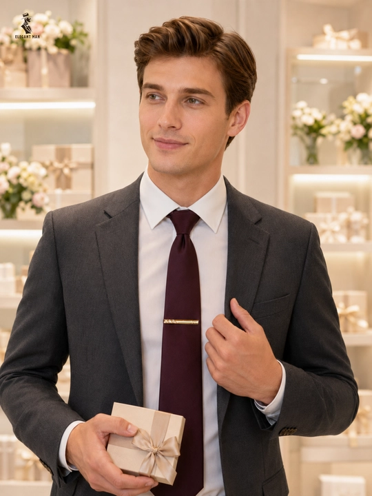 Зажим для галстука мужской ELEGANT MAN