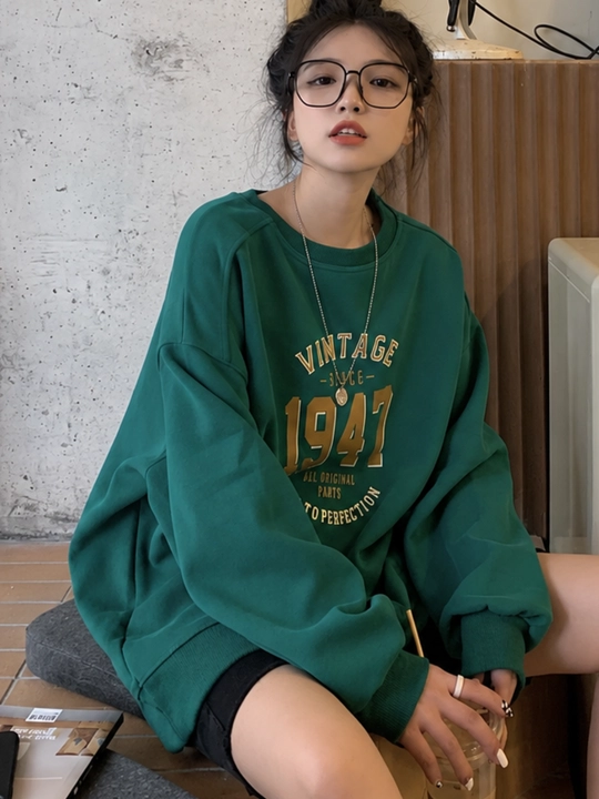 Ayollar va qizlar uchun issiq oversize svitshot, kofta oversize tolstovka, kuz-qish uchun