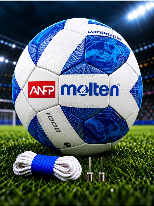 Futbol to‘pi Molten Vantaggio 1000, mashg‘ulot uchun, 4-o‘lcham, oq-ko‘k - 