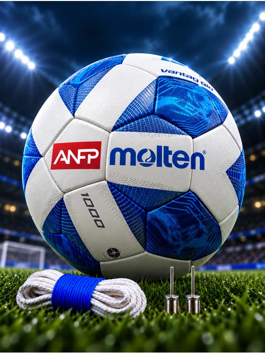 Futbol to‘pi Molten Vantaggio 1000, mashg‘ulot uchun, 4-o‘lcham, oq-ko‘k