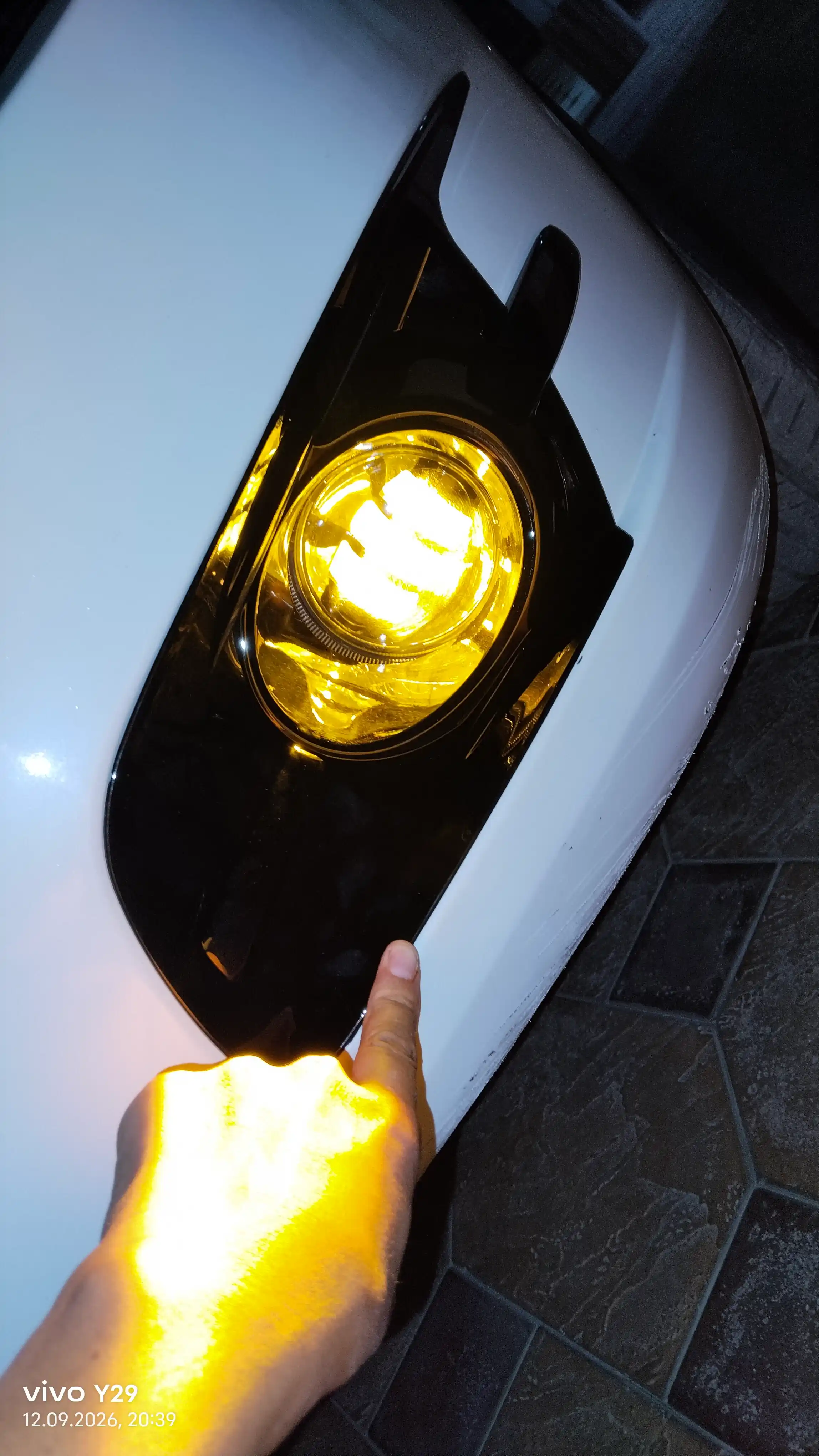Накладки противотуманных фар Chevrolet Cobalt, крышки бампера, комплект 2 шт