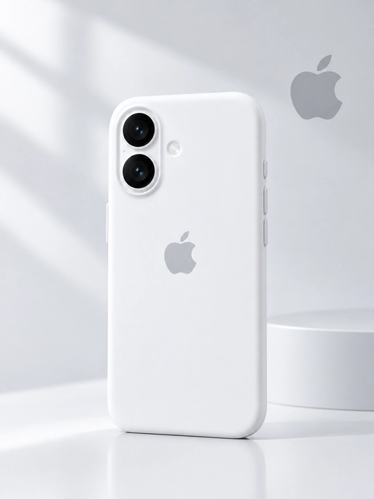 IPhone 17 uchun pushti silikon himoya chexolii, nozik, zamonaviy, kamera himoyasi bilan - 