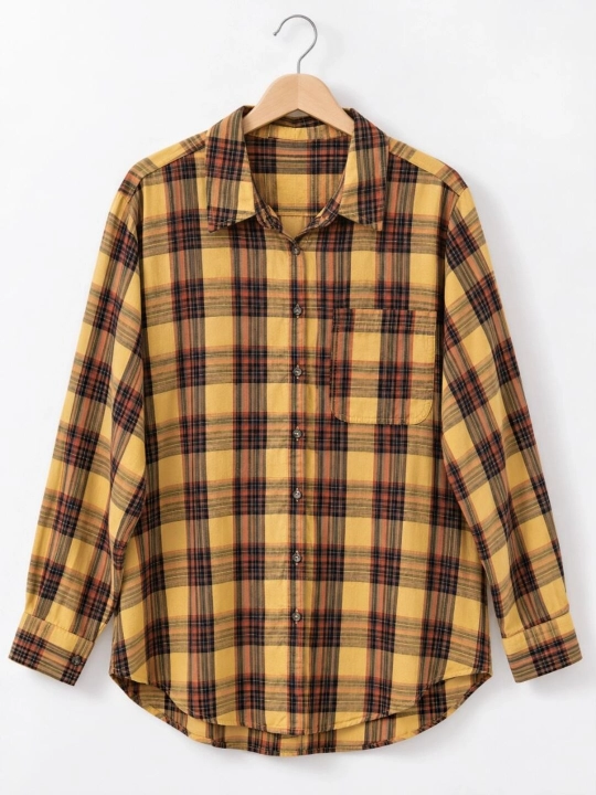 Rubashka ayollar, uzun yengli ayollar ko‘ylagi, katta o‘lchamda, XL-4XL, Turkiya