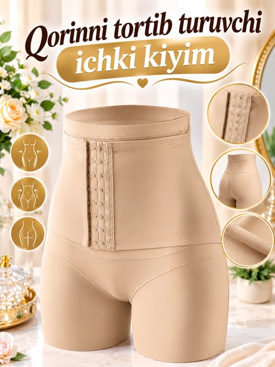 Ayollar korset ichki kiyimi, toraytiruvchi korset, bandaj, ozish uchun korset