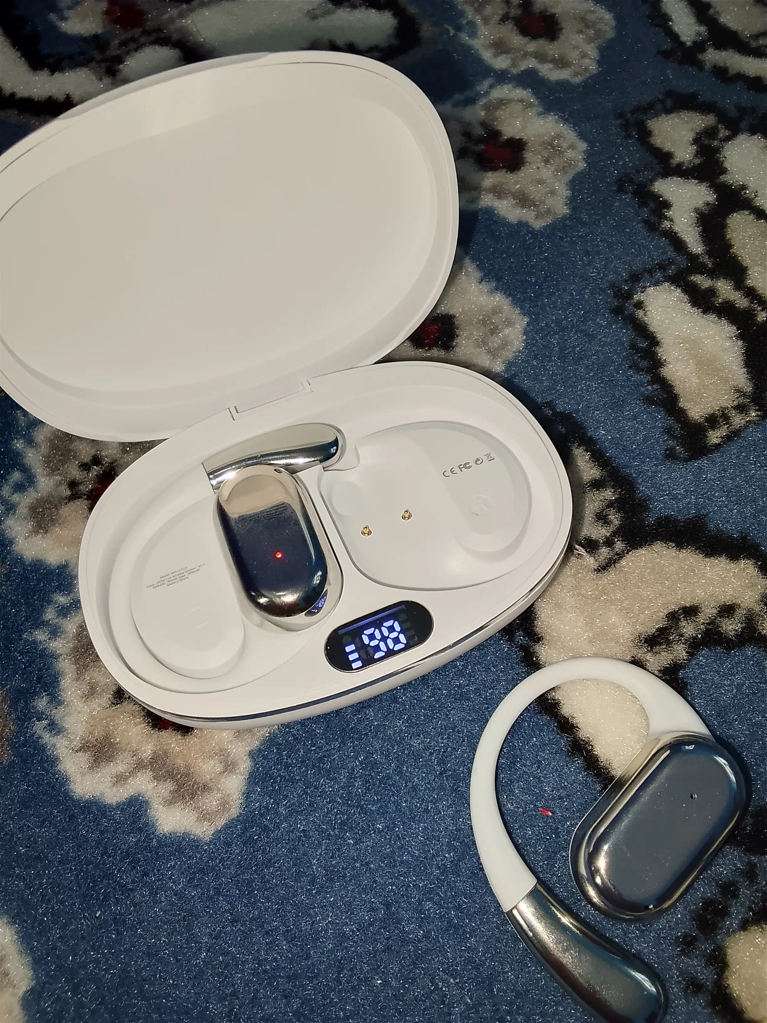 Simsiz quloqchinlar Bluetooth , Android va iPhone uchun oq/qora rang IMS-ET030