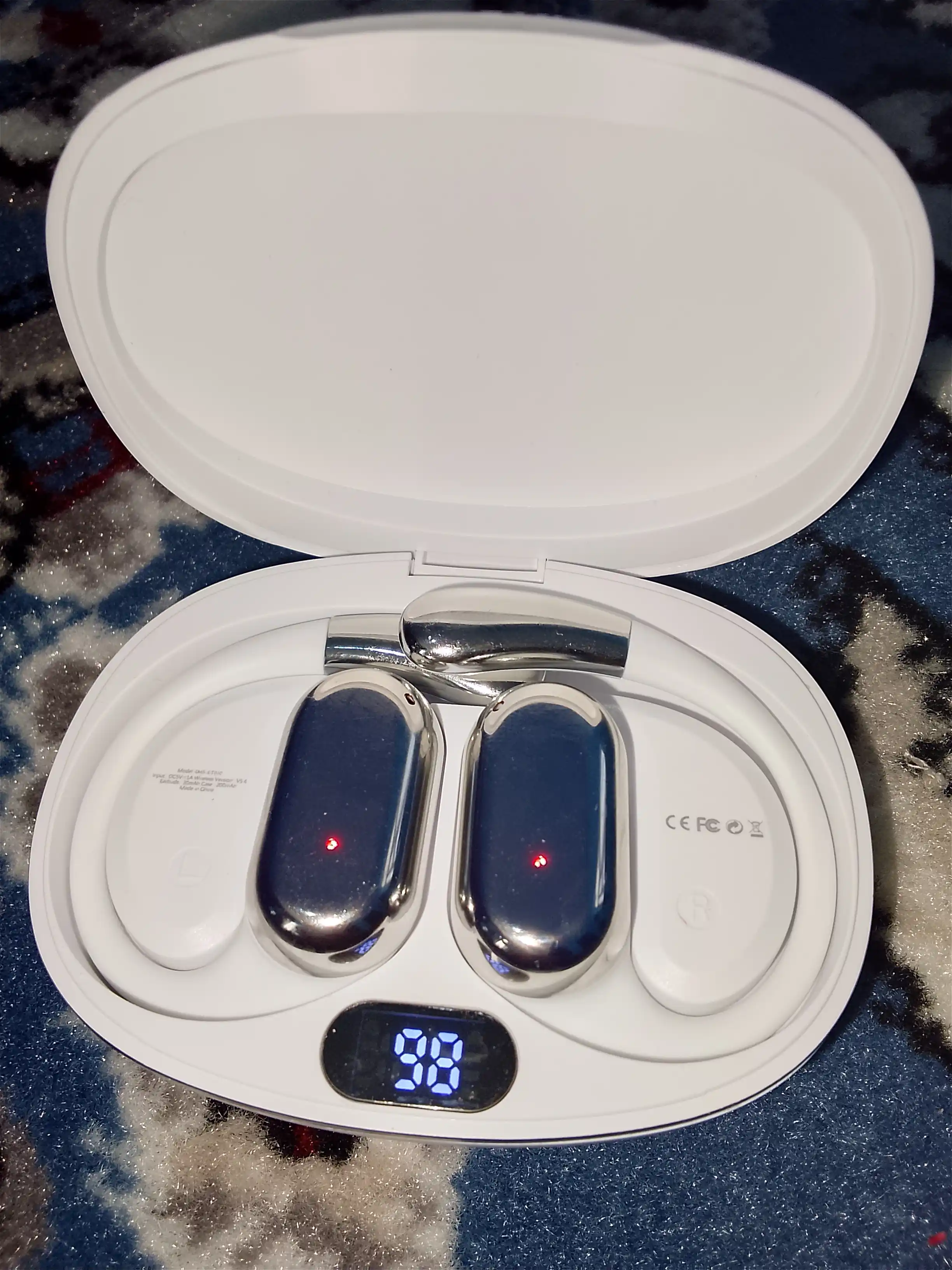 Simsiz quloqchinlar Bluetooth , Android va iPhone uchun oq/qora rang IMS-ET030