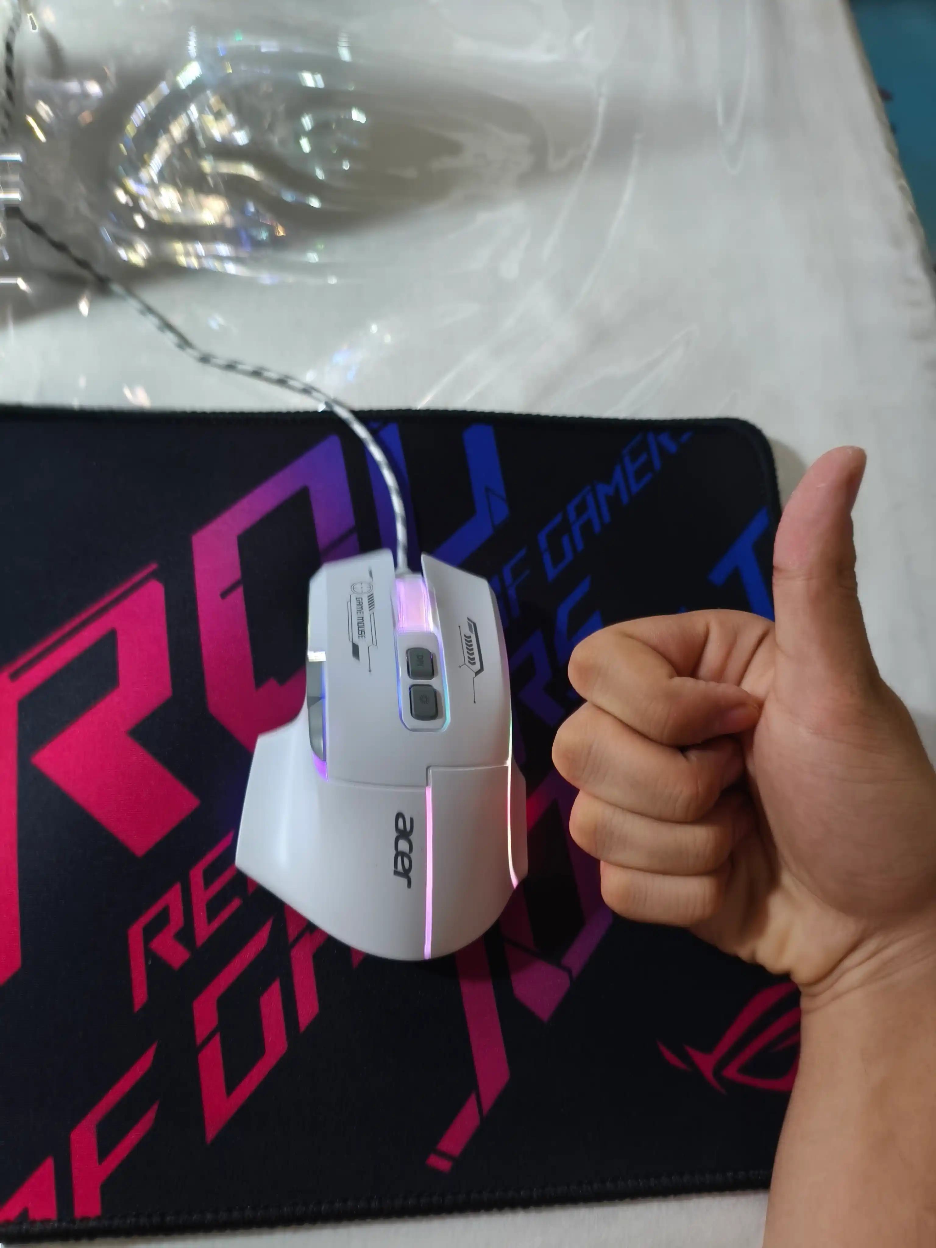 Игровая мышь Acer OMW950 RGB 7200 DPI — точность, скорость и полный контроль