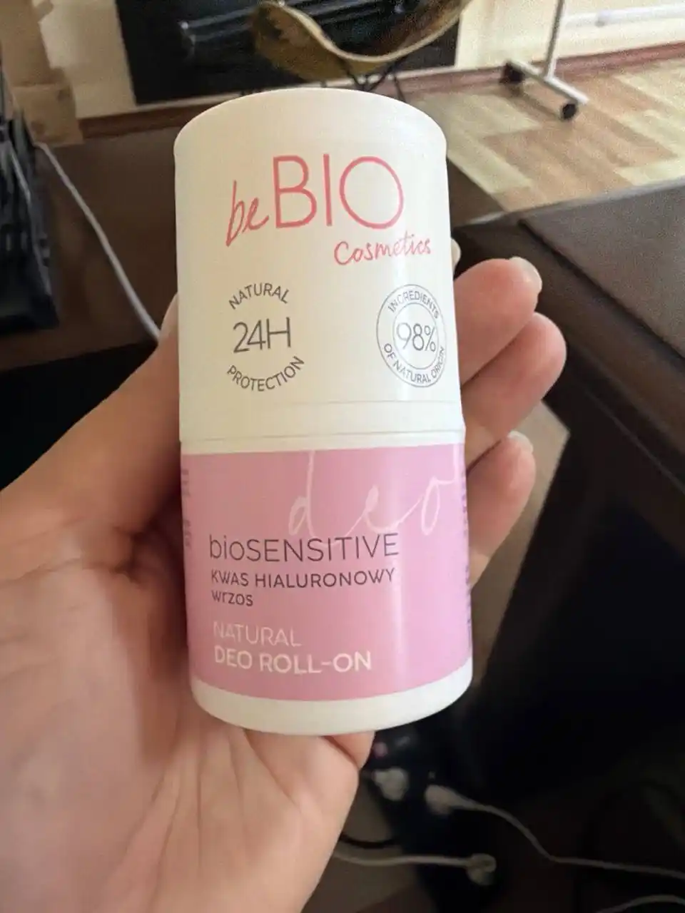 BeBIO Terga qarshi rulonli dezodorant 50 ml (3 xil ta'm) erkaklar va ayollar uchun