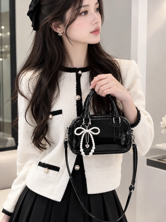 Ayollar mini sumkasi, kichik qo‘l sumka, aksessuarli elegant sumka