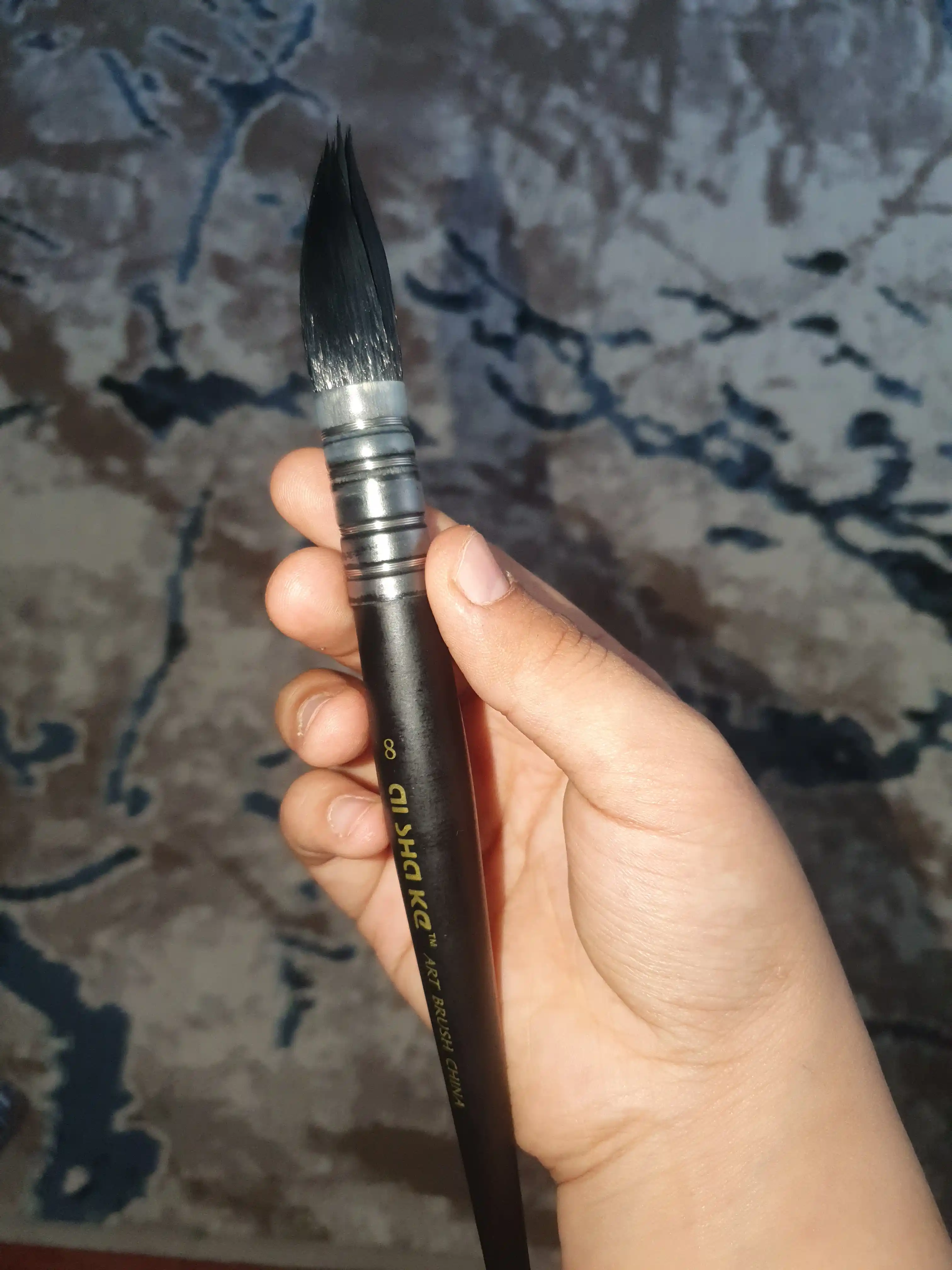 Akvarel uchun badiiy professional mo‘yqalam, xattotlik uchun - 1 dona
