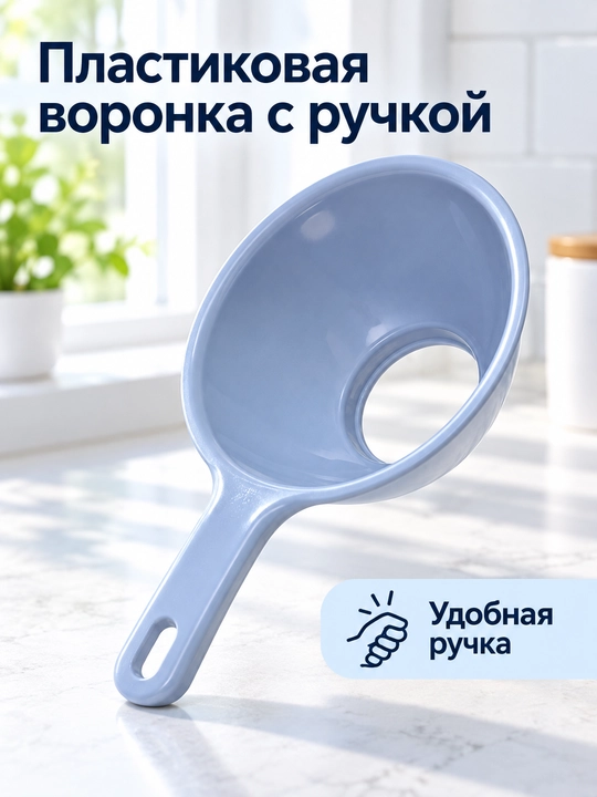 Пластиковая воронка для бутылок и банок, для переливания жидкостей