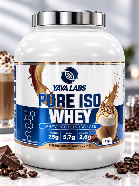 Yava Labs Iso Whey 2 kg, Kapuchino ta'mli - 