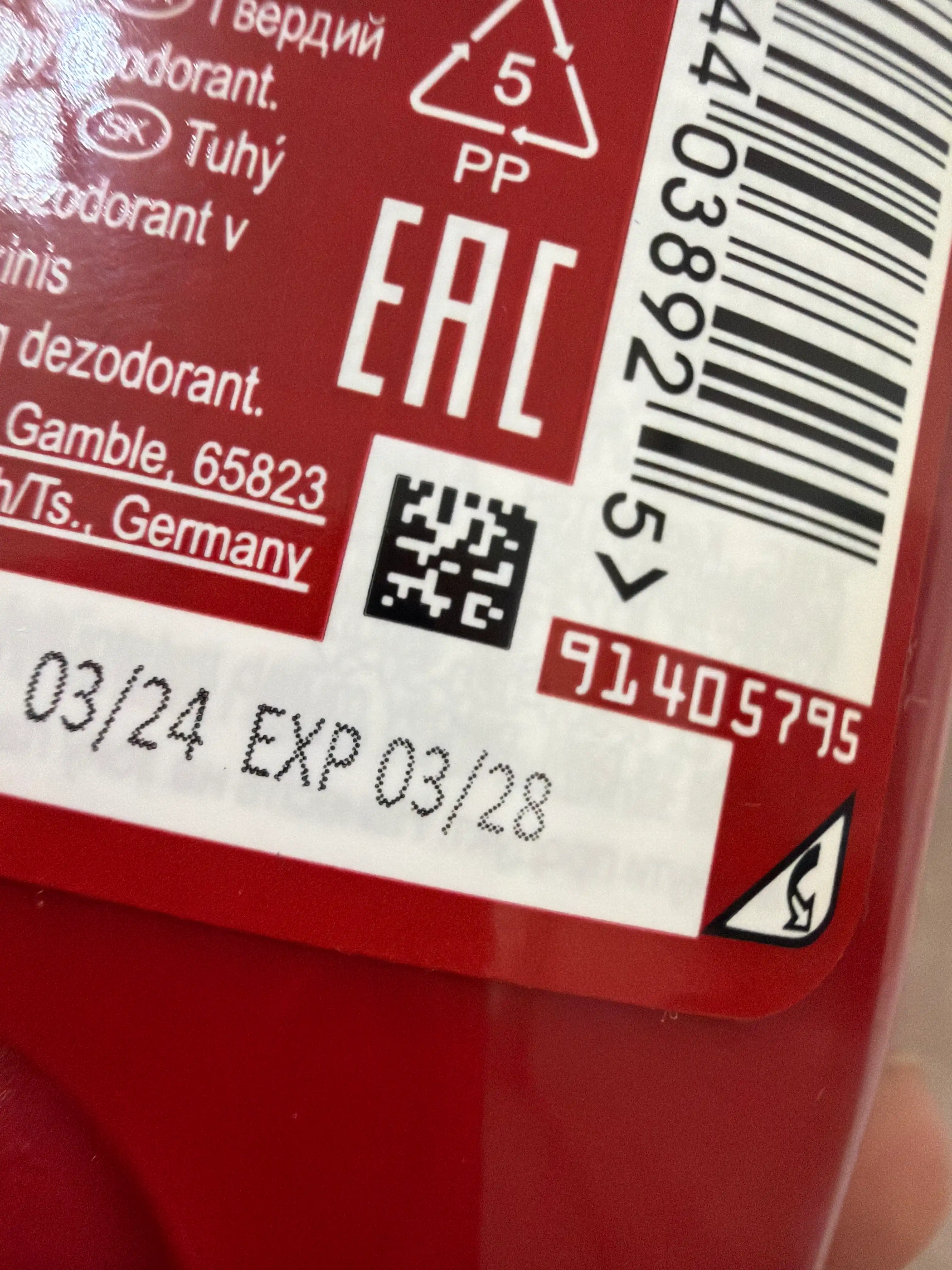 Old Spice Pure Sport erkaklarga dezodorant antiperspirant ter hididan uzoq muddat himoya